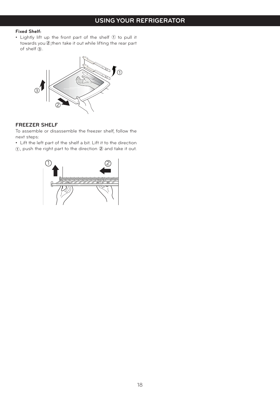 Using your refrigerator filter | LG Side By Side Refrigerator LSC27925** User Manual | Page 18 / 27