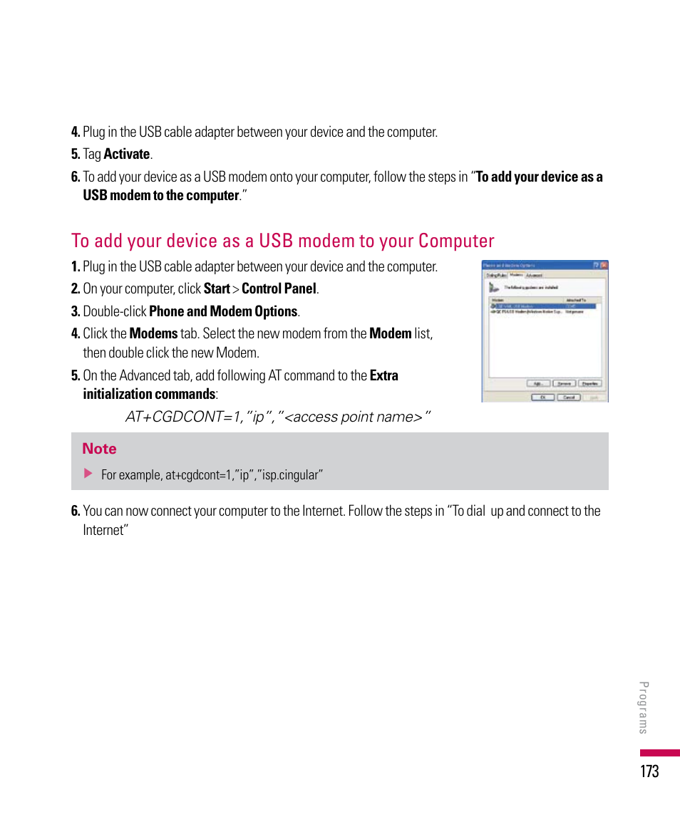 LG PDA User Manual | Page 173 / 195