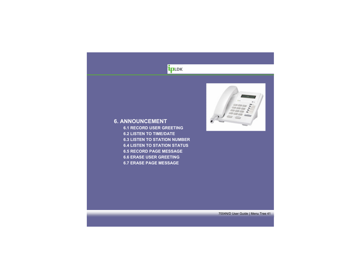 LG LDP7004N/D User Manual | Page 42 / 56
