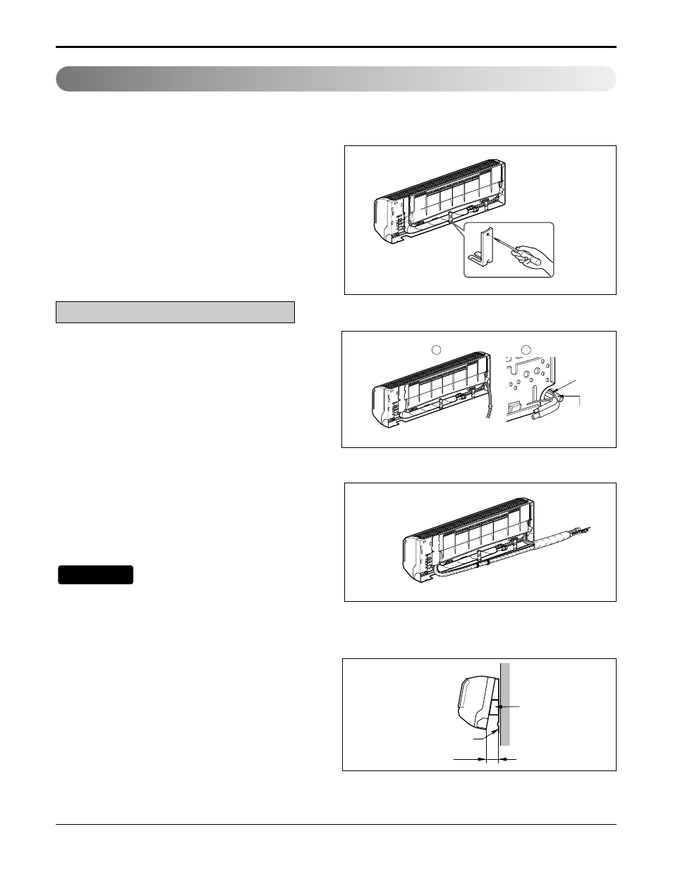Connecting the piping, Notice, Indoor | Indoor unit installation | LG LSU120HE User Manual | Page 21 / 83