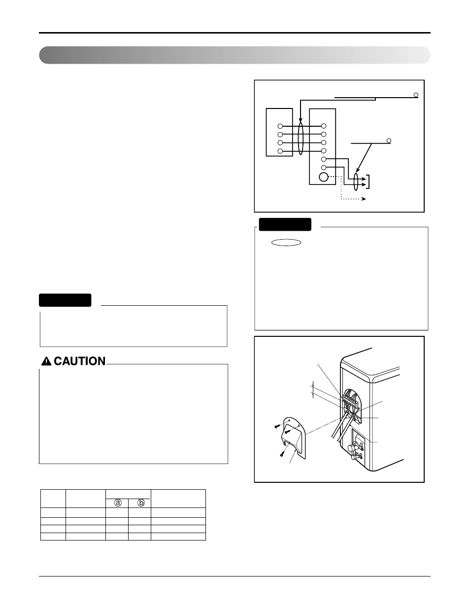 Connection of the cable, Notice | LG LSU120HE User Manual | Page 27 / 83