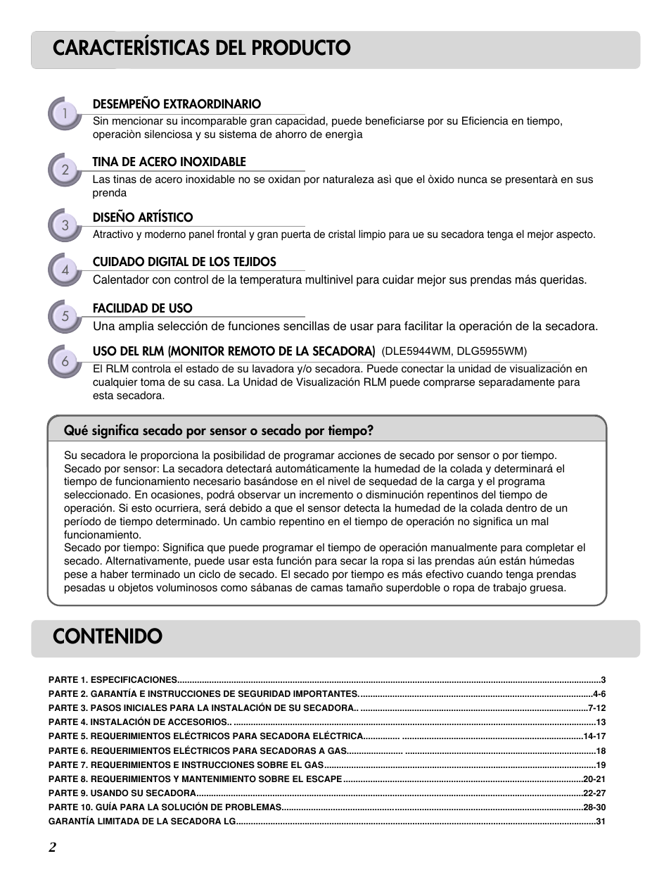 LG DLE0442S User Manual | Page 33 / 62