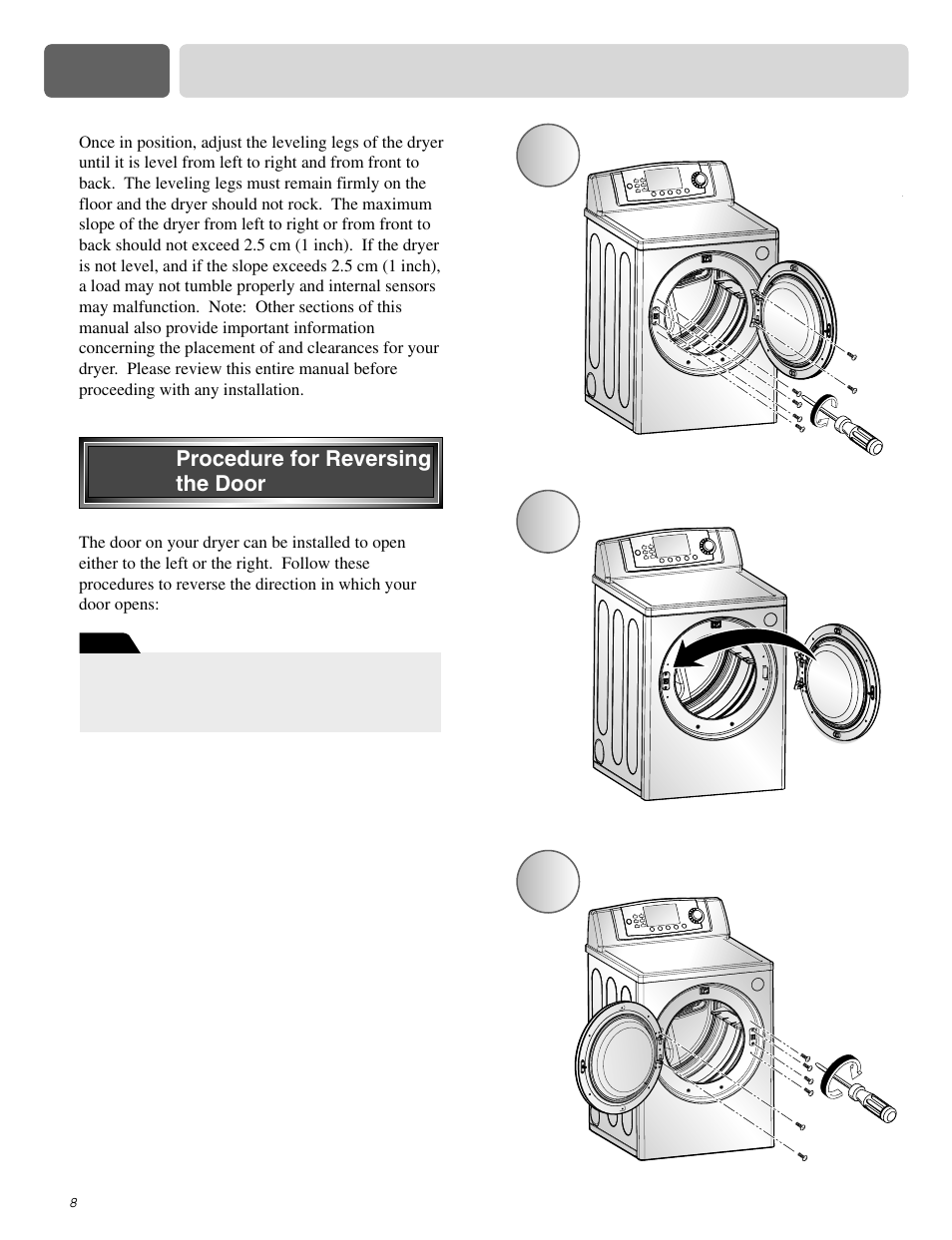 LG DLE0442S User Manual | Page 9 / 62