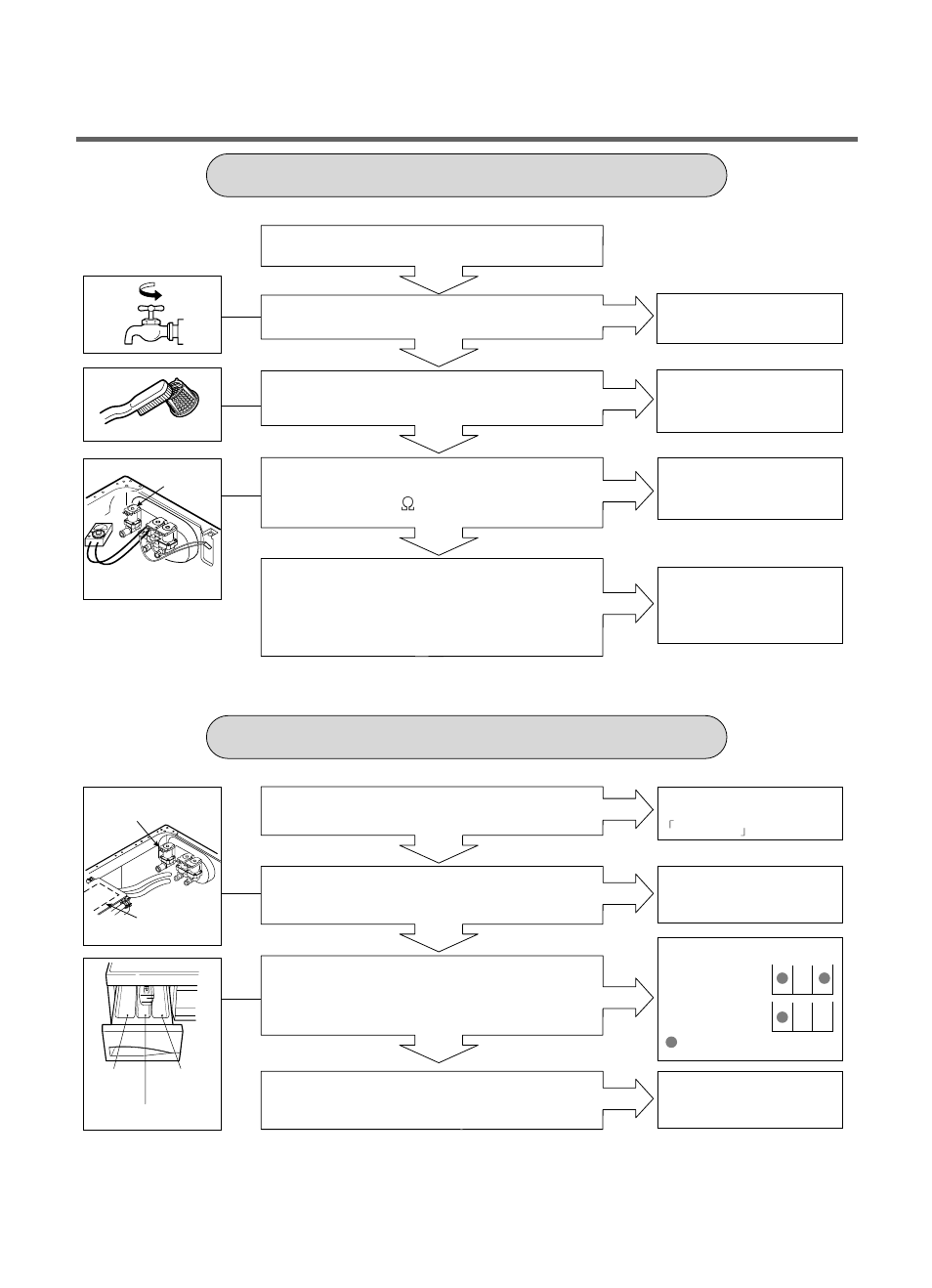 No water supply detergent does not flow in | LG WD(M)-80130F User Manual | Page 21 / 36