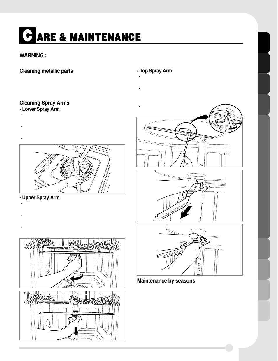 Aar re e & & m ma aiin nt te en na an nc ce e | LG LDS5811ST User Manual | Page 15 / 44