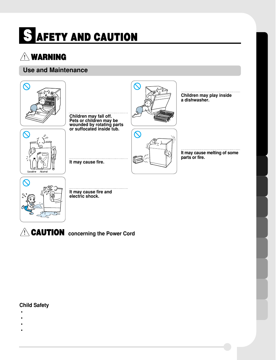 Aaf fe et ty y a an nd d c ca au ut tiio on n | LG LDS5811ST User Manual | Page 5 / 44