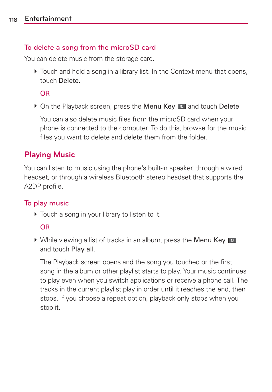 Playing music | LG AS680 User Manual | Page 120 / 182