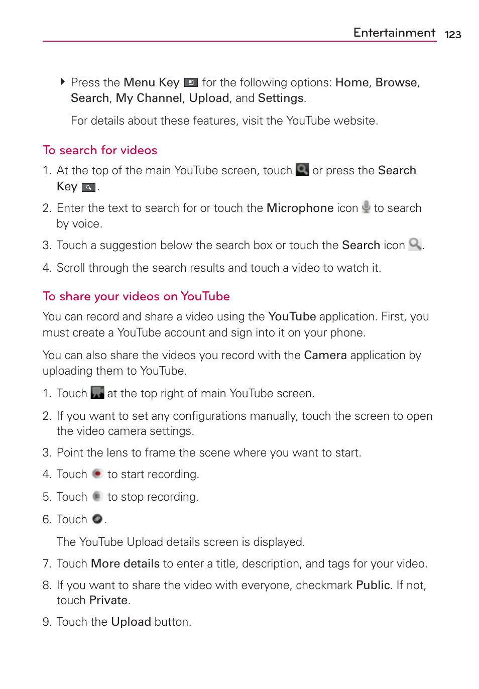 LG AS680 User Manual | Page 125 / 182
