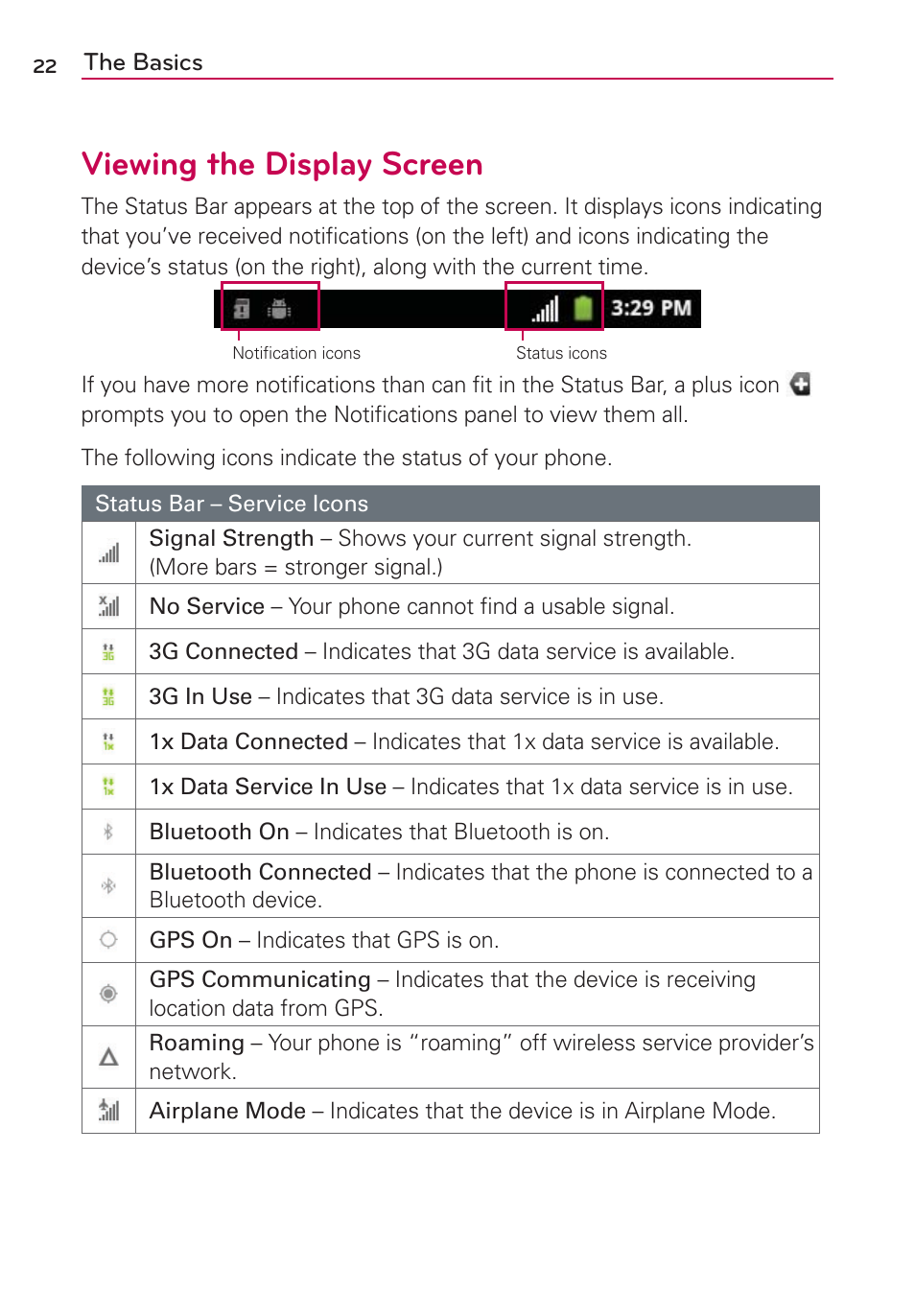 Viewing the display screen | LG AS680 User Manual | Page 24 / 182