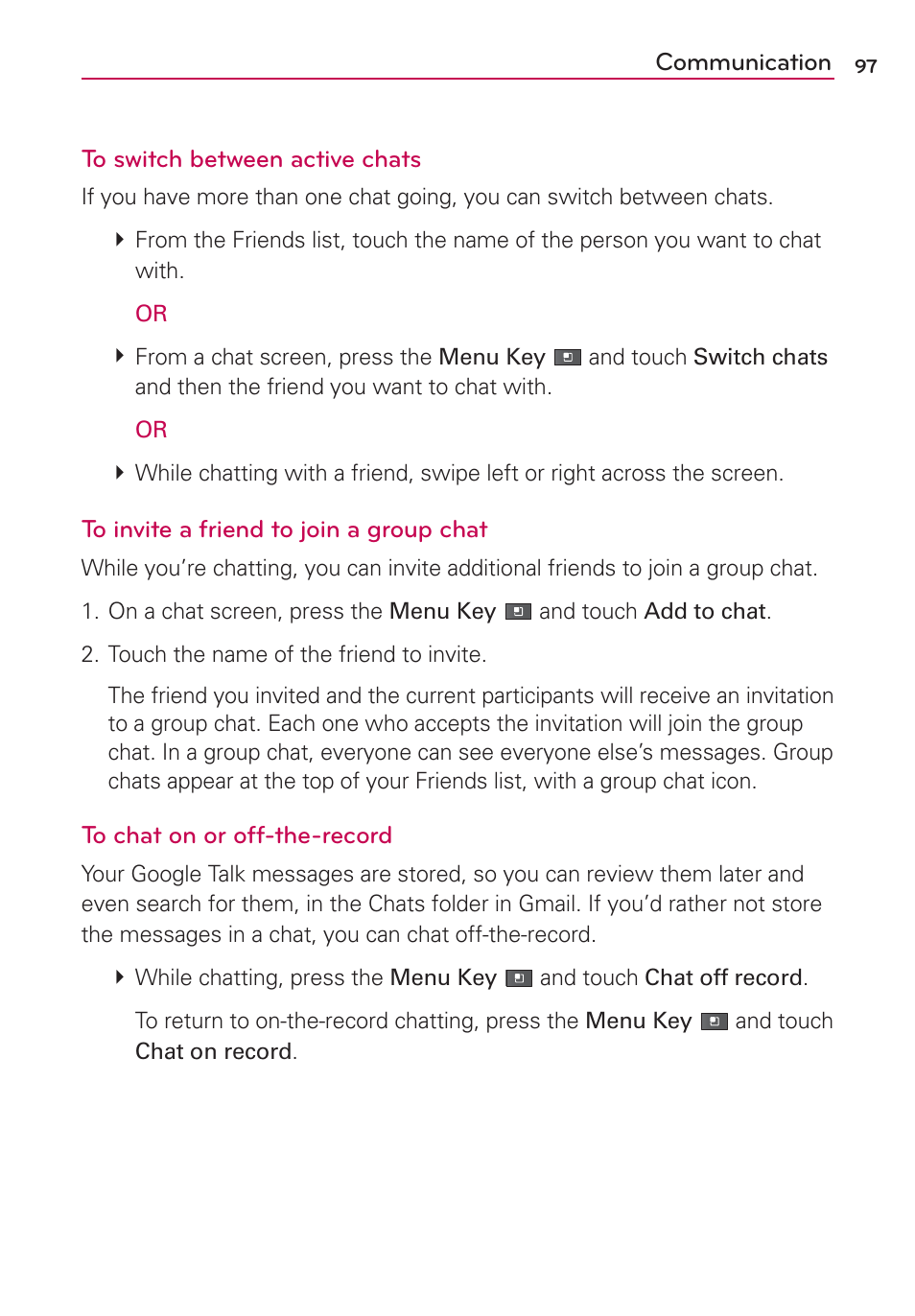 LG AS680 User Manual | Page 99 / 182