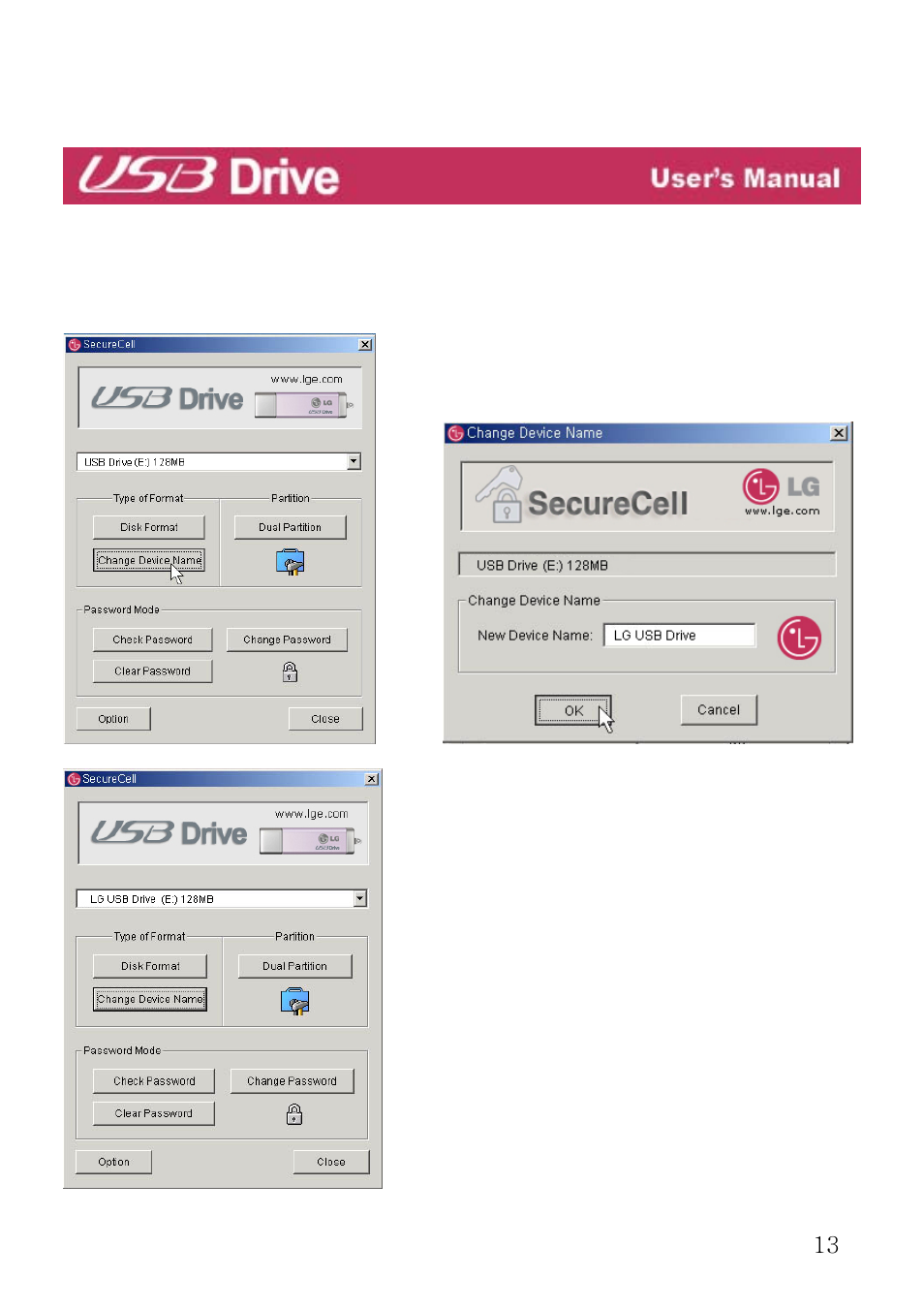 LG USB Drive User Manual | Page 13 / 22