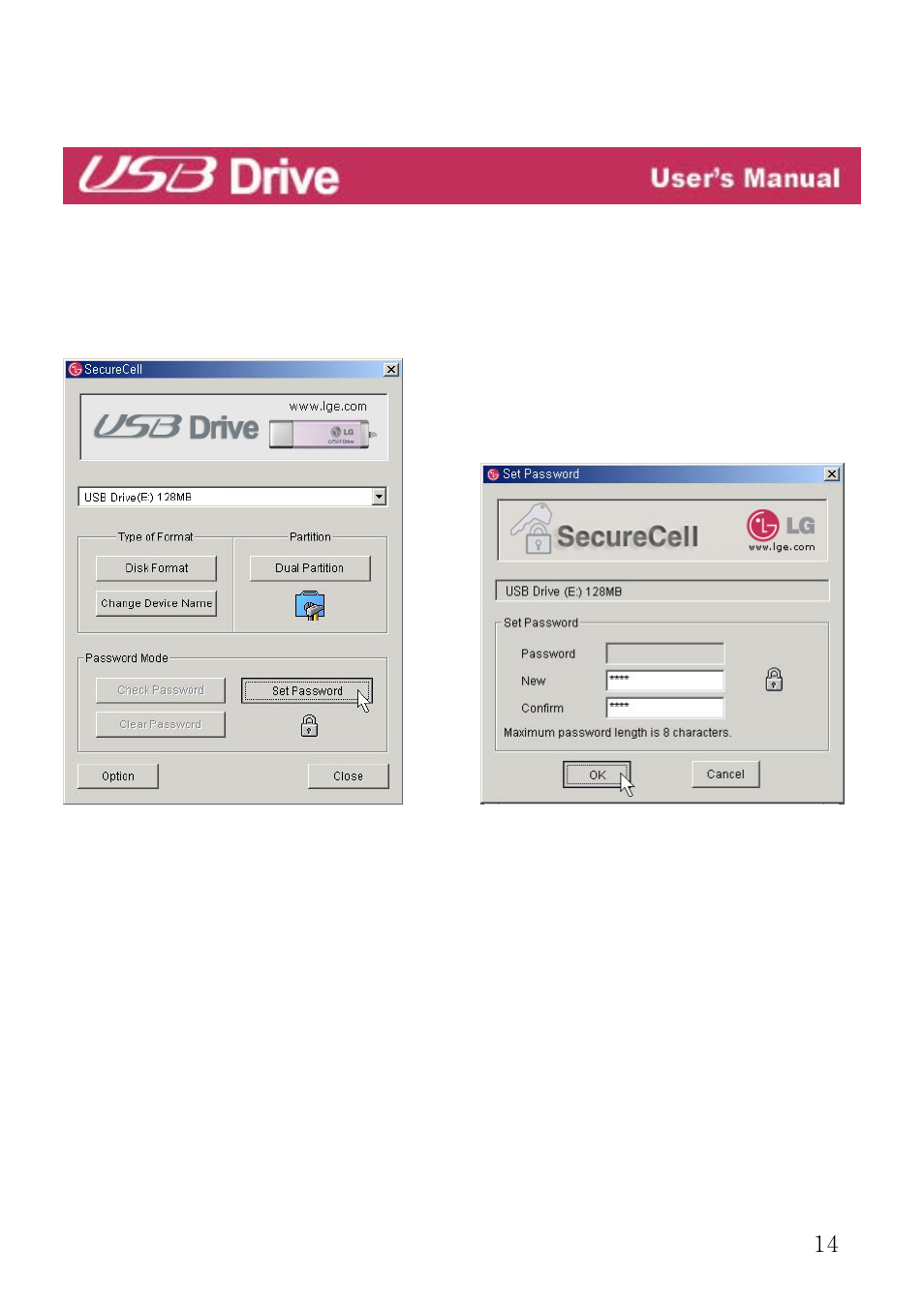 LG USB Drive User Manual | Page 14 / 22