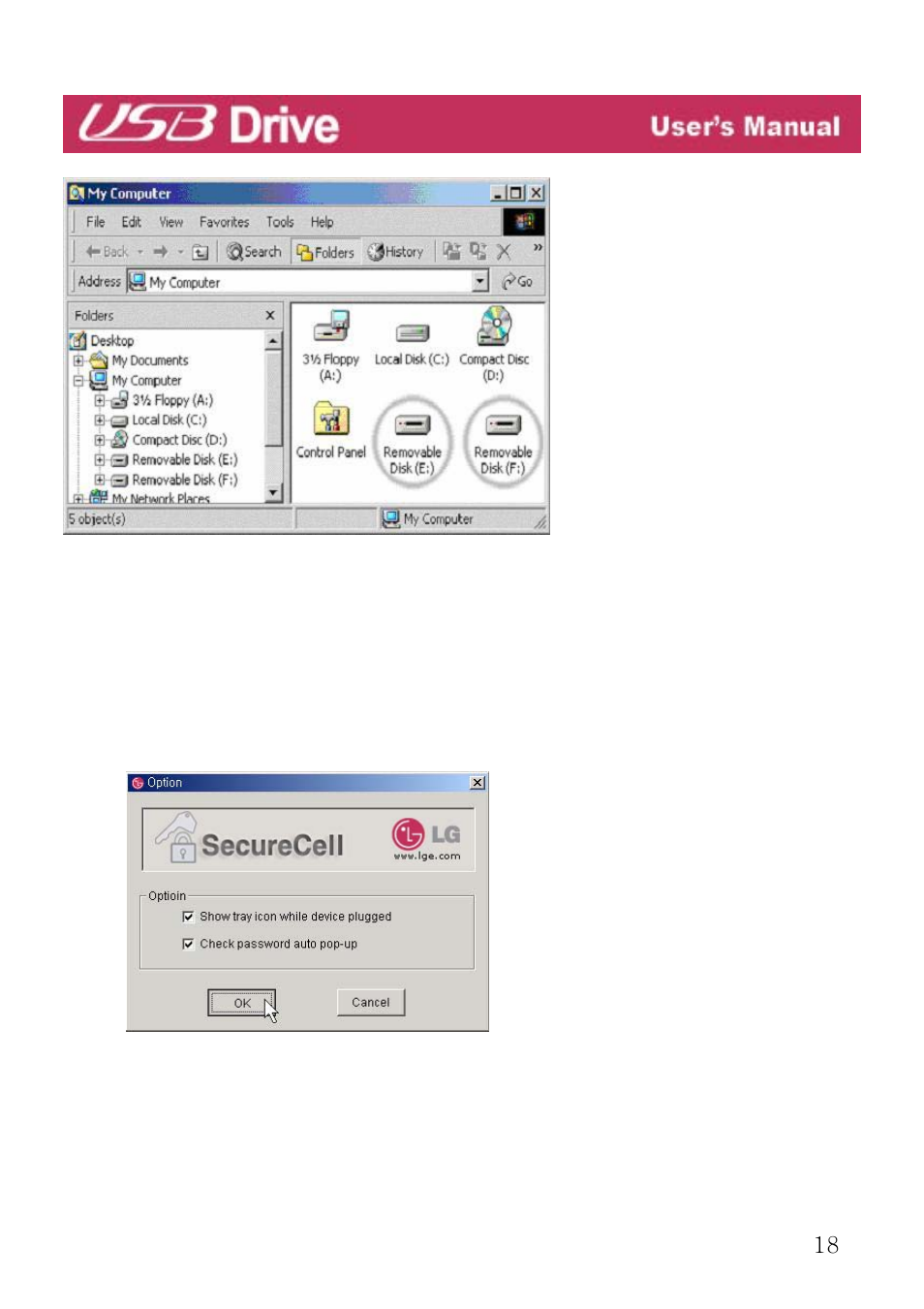 LG USB Drive User Manual | Page 18 / 22