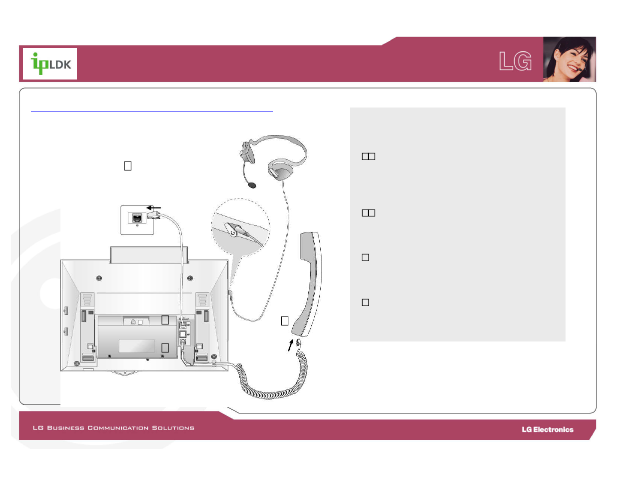 Cable connection of ldp-7024d | LG LDP-7000 User Manual | Page 10 / 30