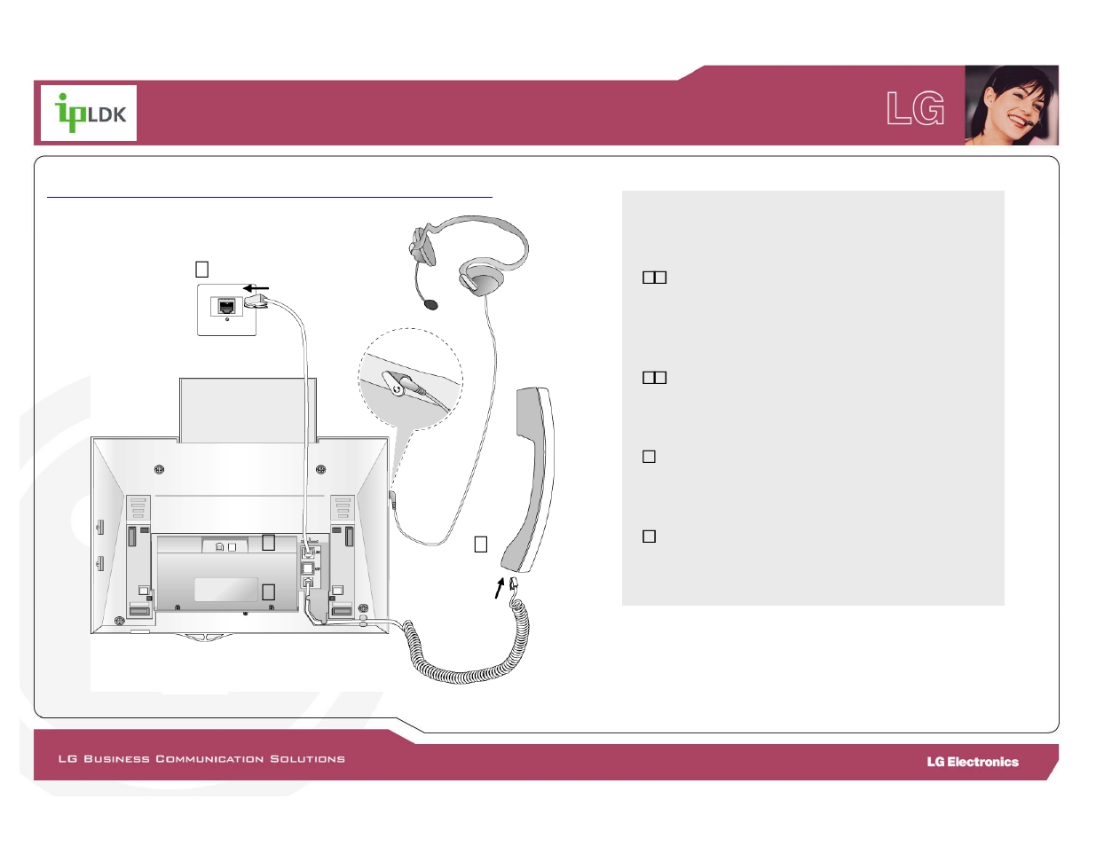 Cable connection of ldp-7024ld | LG LDP-7000 User Manual | Page 13 / 30