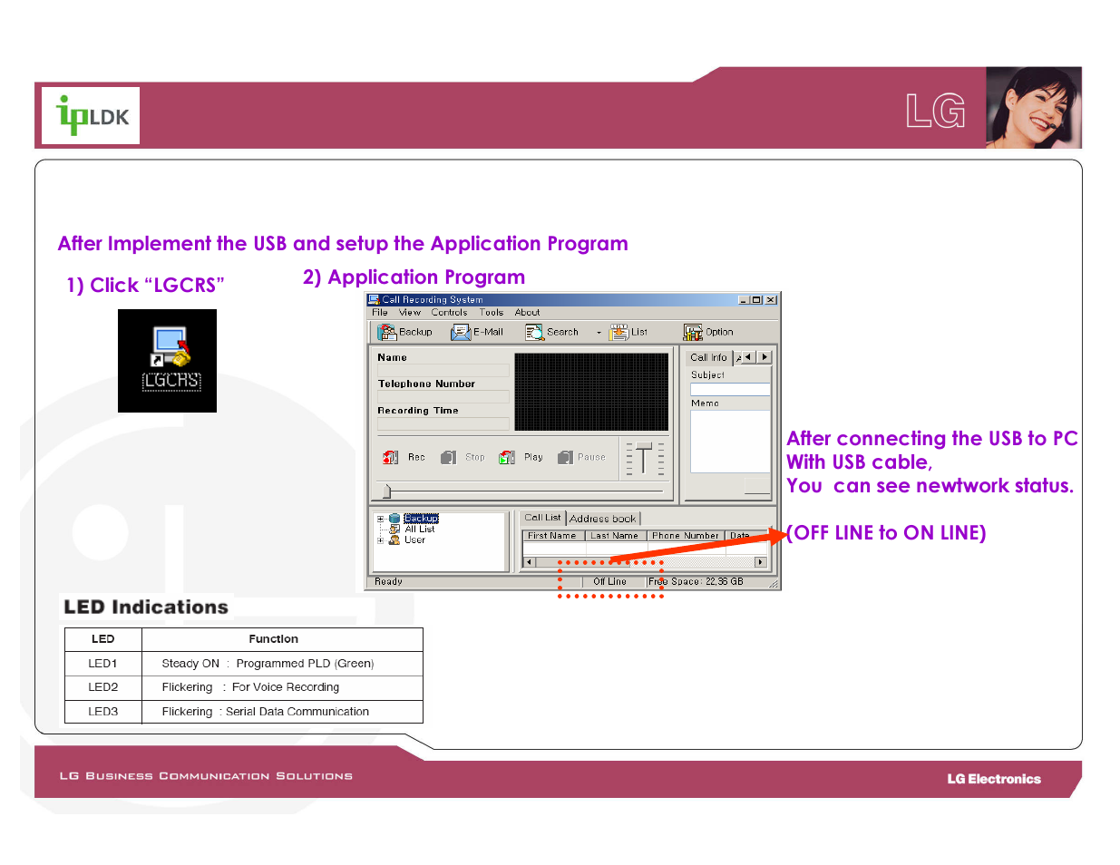 Start voice recording | LG LDP-7000 User Manual | Page 26 / 30