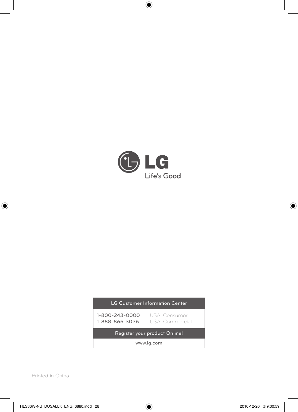 LG SPEAKER SOUND BAR SHS36-D User Manual | Page 28 / 28