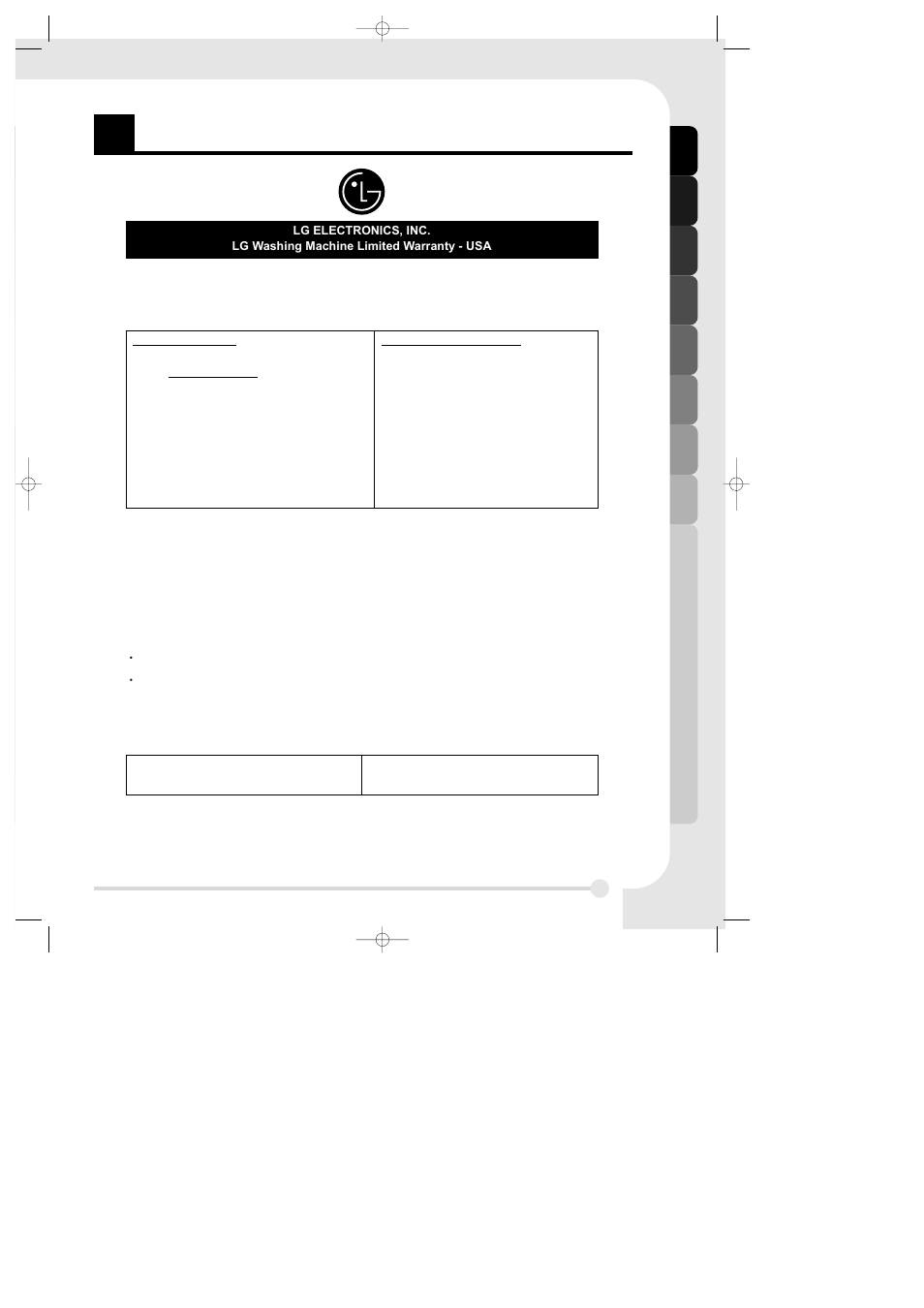 Arranty, Warranty | LG LDF 7811ST User Manual | Page 19 / 20
