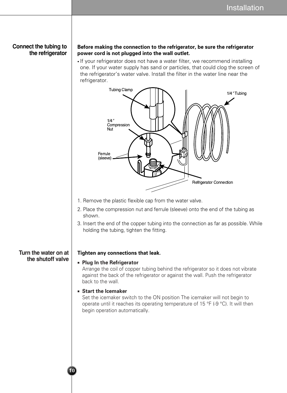 Installation | LG LSC27990TT User Manual | Page 10 / 191