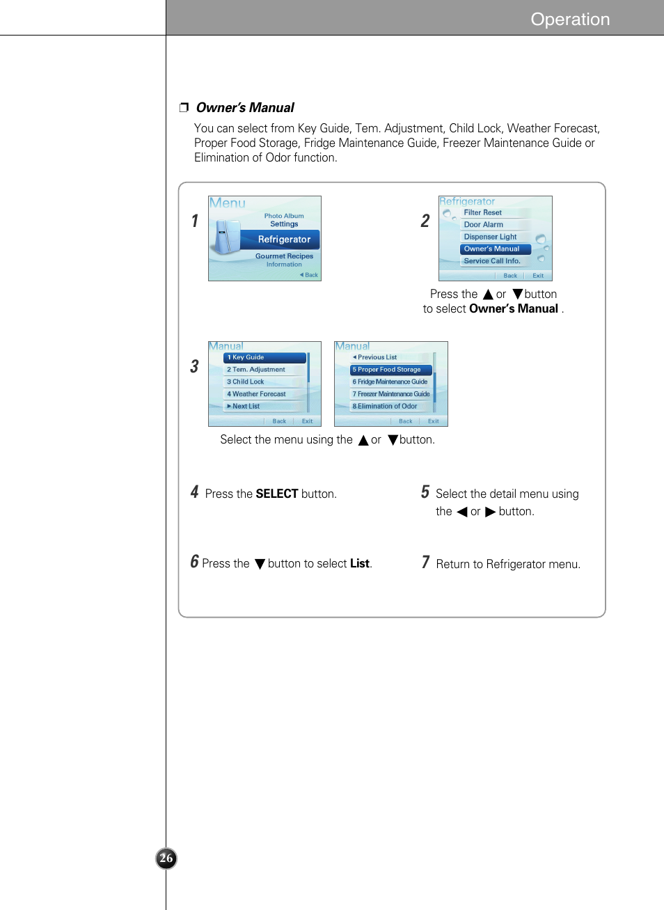 LG LSC27990TT User Manual | Page 26 / 191