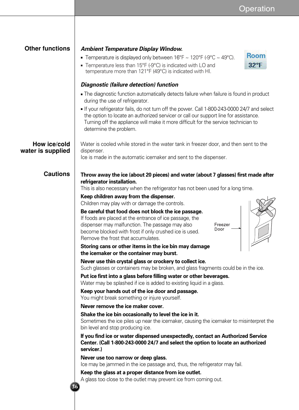 Operation | LG LSC27990TT User Manual | Page 36 / 191