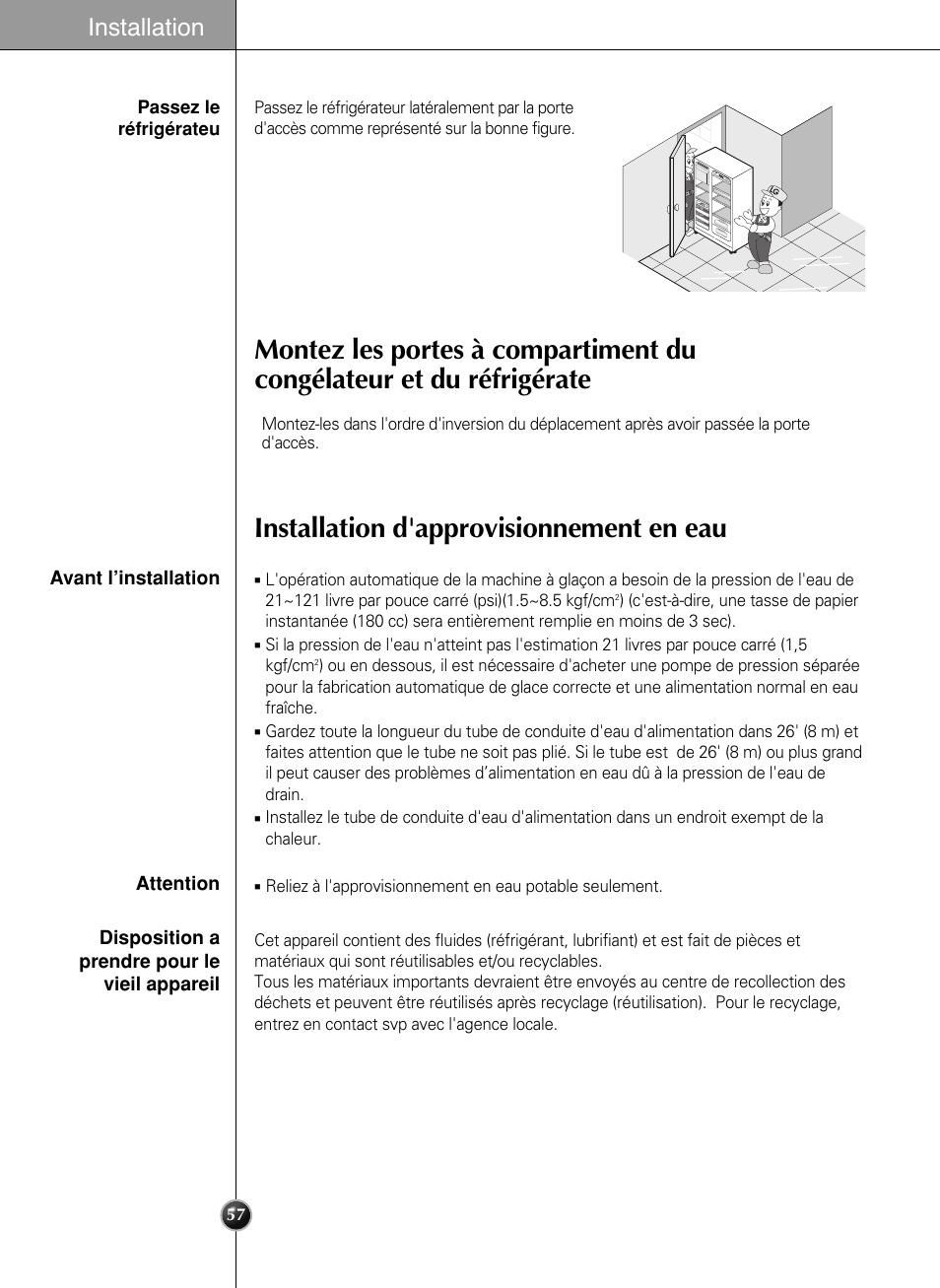 Installation | LG LSC27990TT User Manual | Page 56 / 191