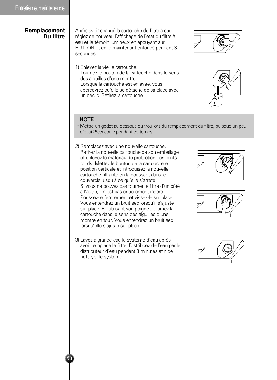 Entretien et maintenance | LG LSC27990TT User Manual | Page 92 / 191