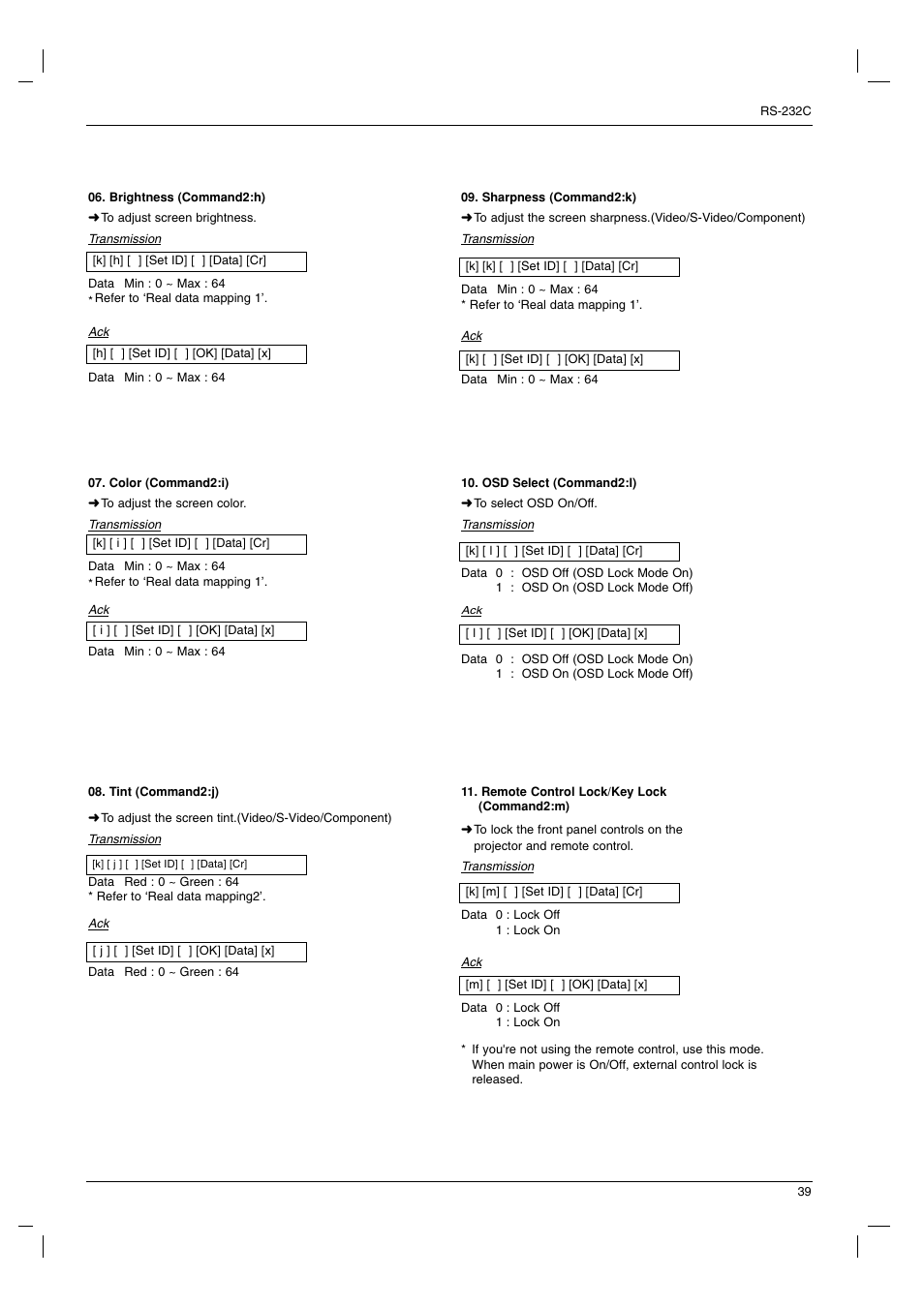 LG AN110B-JD User Manual | Page 39 / 48