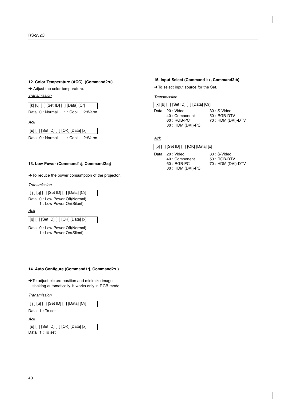 LG AN110B-JD User Manual | Page 40 / 48