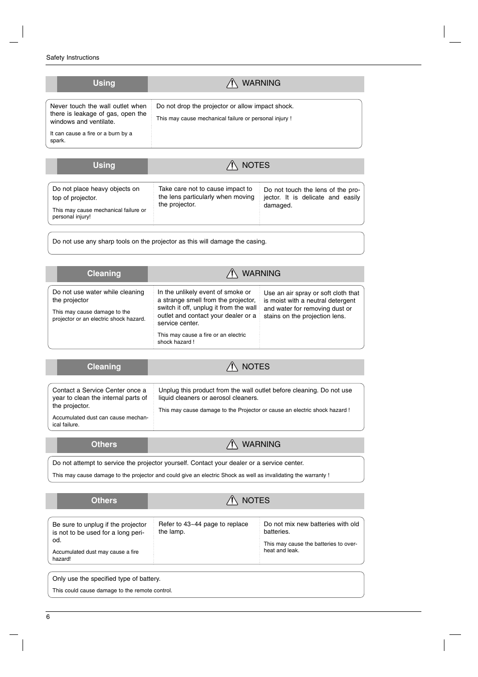 LG AN110B-JD User Manual | Page 6 / 48