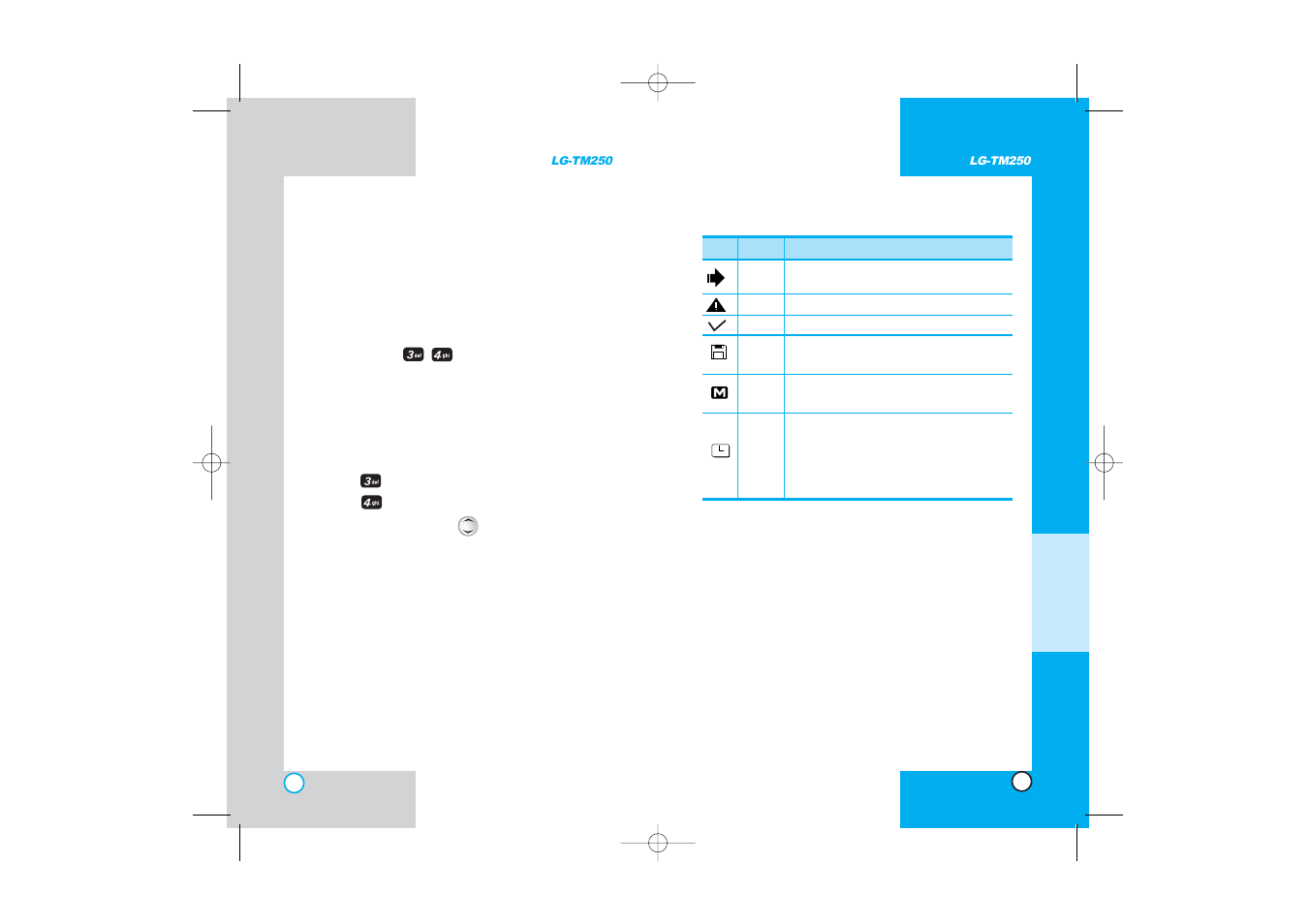 LG -TM250 User Manual | Page 32 / 65