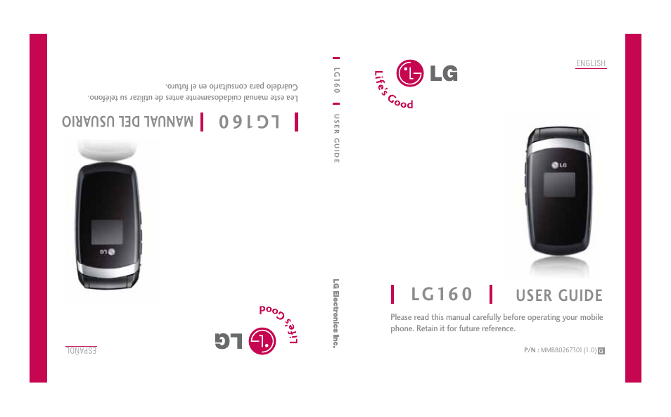 LG 160 User Manual | 416 pages