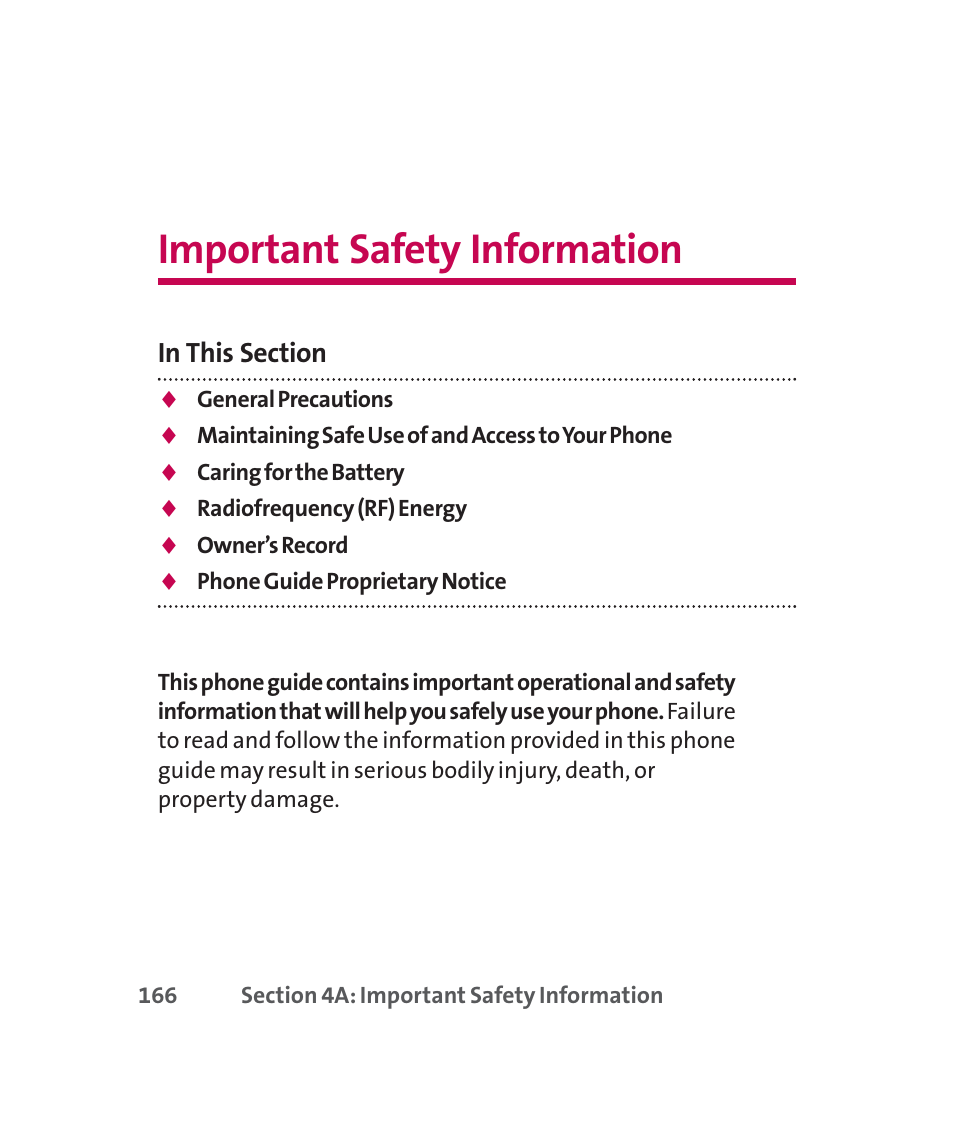 Important safety information | LG 160 User Manual | Page 179 / 416