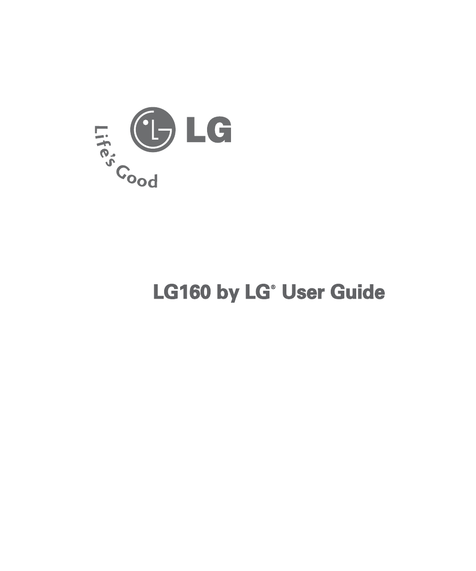 Lg160 by lg, User guide | LG 160 User Manual | Page 2 / 416