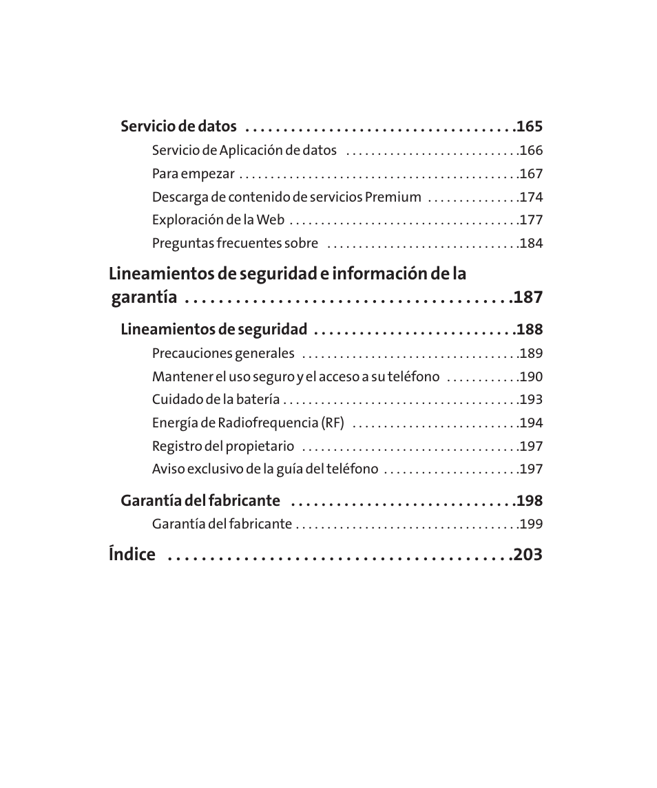 Índice | LG 160 User Manual | Page 204 / 416