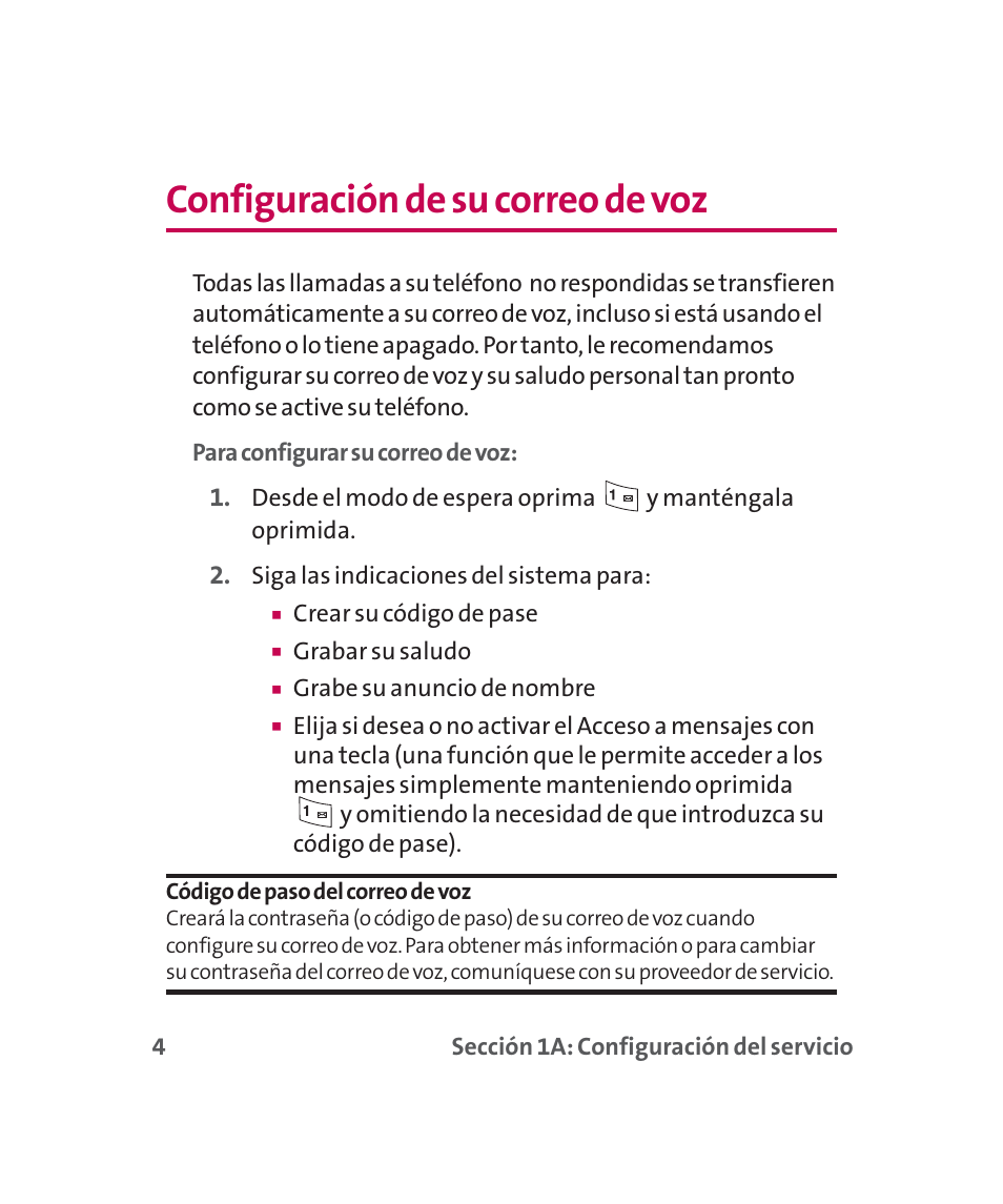 Configuración de su correo de voz | LG 160 User Manual | Page 214 / 416