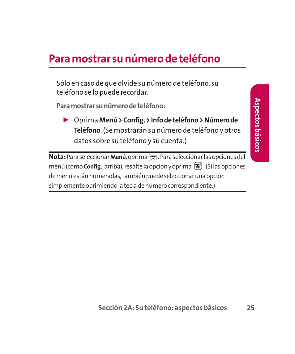 Para mostrar su número de teléfono | LG 160 User Manual | Page 235 / 416