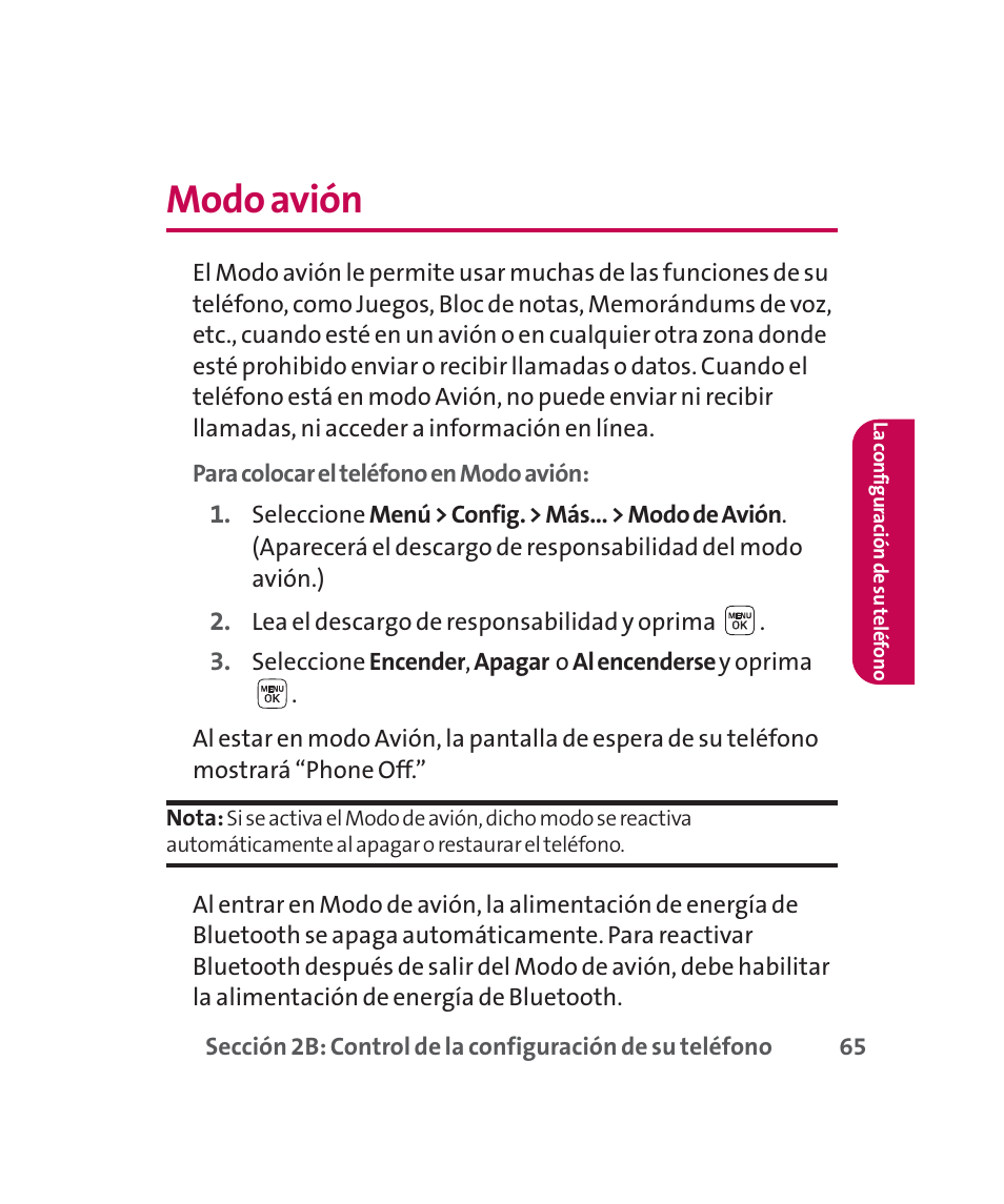 Modo avión | LG 160 User Manual | Page 275 / 416