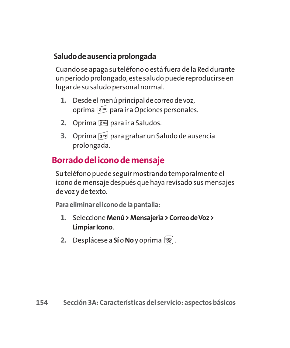 Borrado del icono de mensaje | LG 160 User Manual | Page 364 / 416