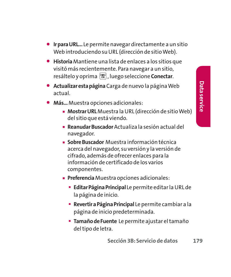 Da ta ser vice | LG 160 User Manual | Page 389 / 416