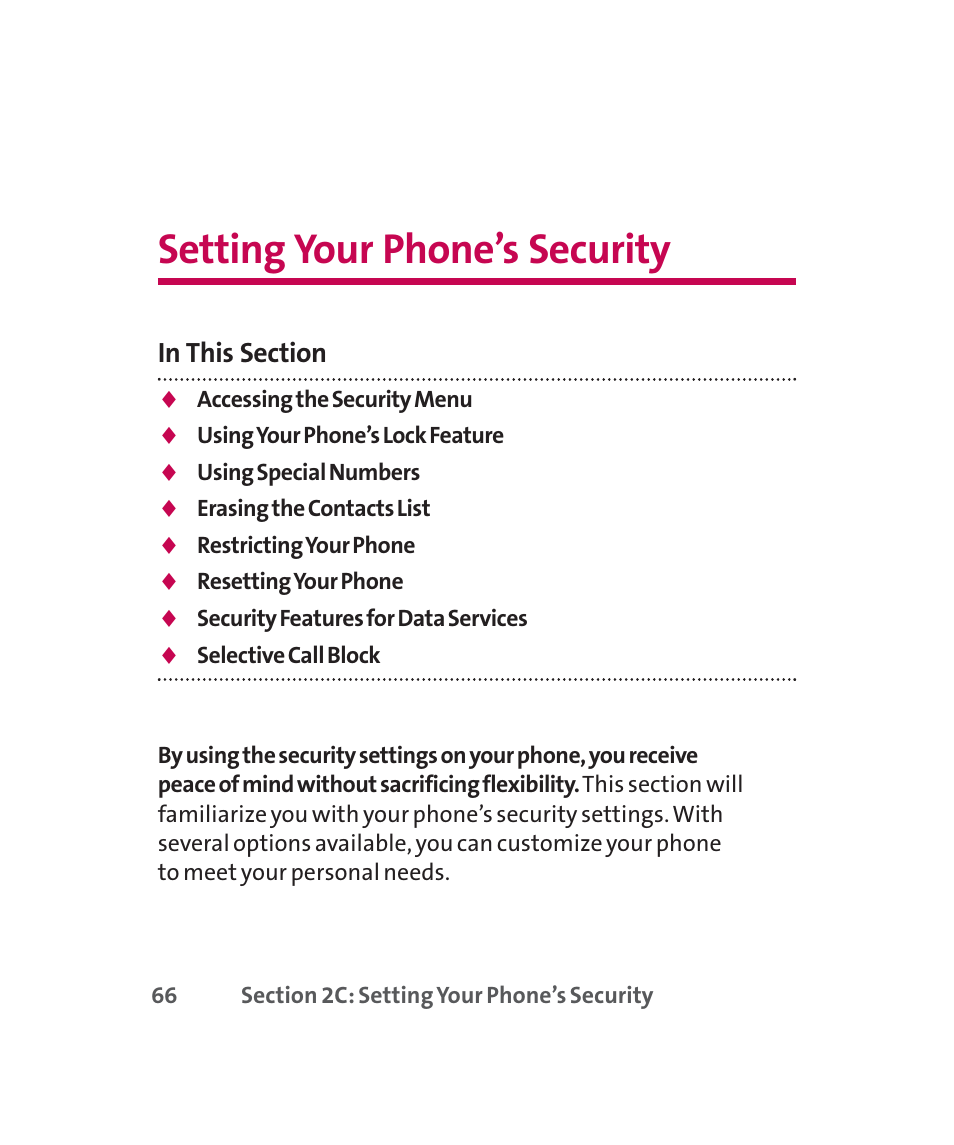 Setting your phone’s security | LG 160 User Manual | Page 79 / 416