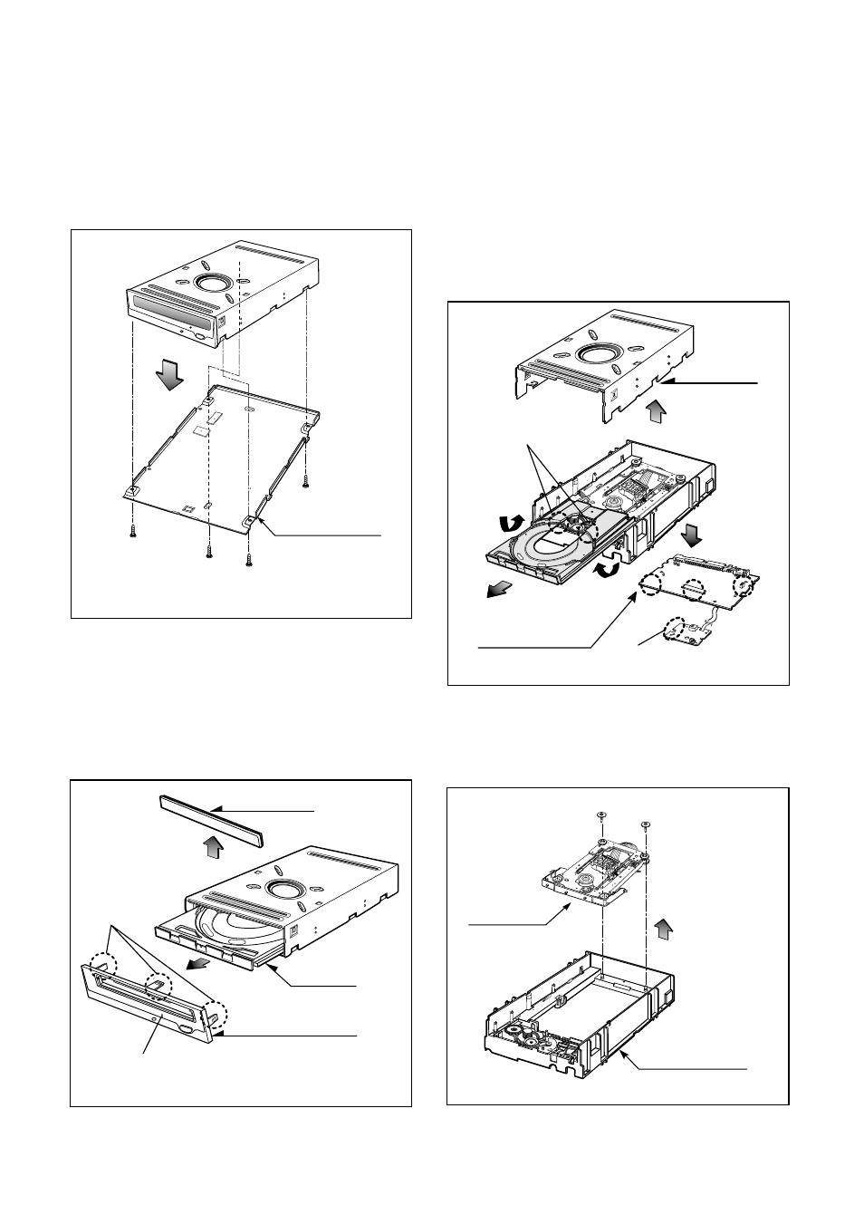 Disassembly, Cabinet and circuit board disassembly, Mechanism assy disassembly | LG GSA-4167B User Manual | Page 12 / 86