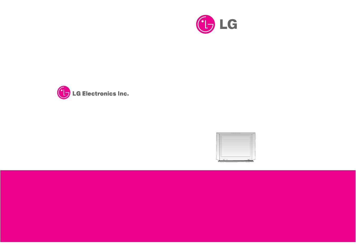 LG CT-25/29M60VE/VQ User Manual | 33 pages