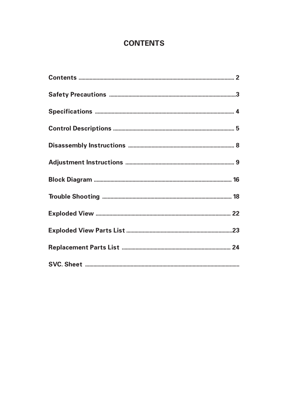 LG CT-25/29M60VE/VQ User Manual | Page 2 / 33