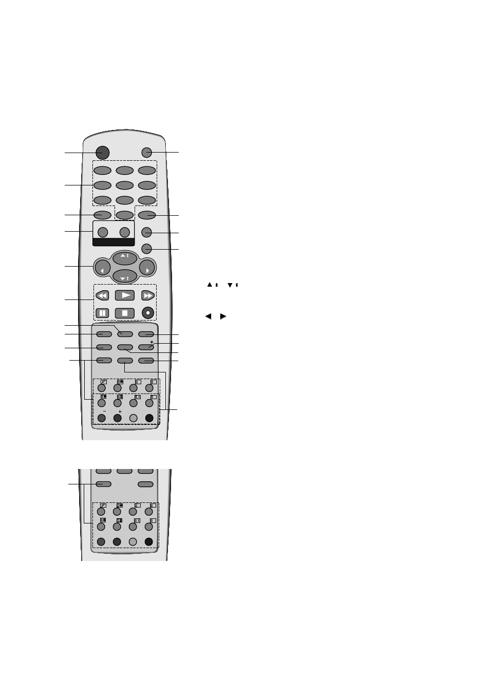 Description of controls, Remote control handset, With teletext / without pip) 10 | LG CT-25/29M60VE/VQ User Manual | Page 5 / 33