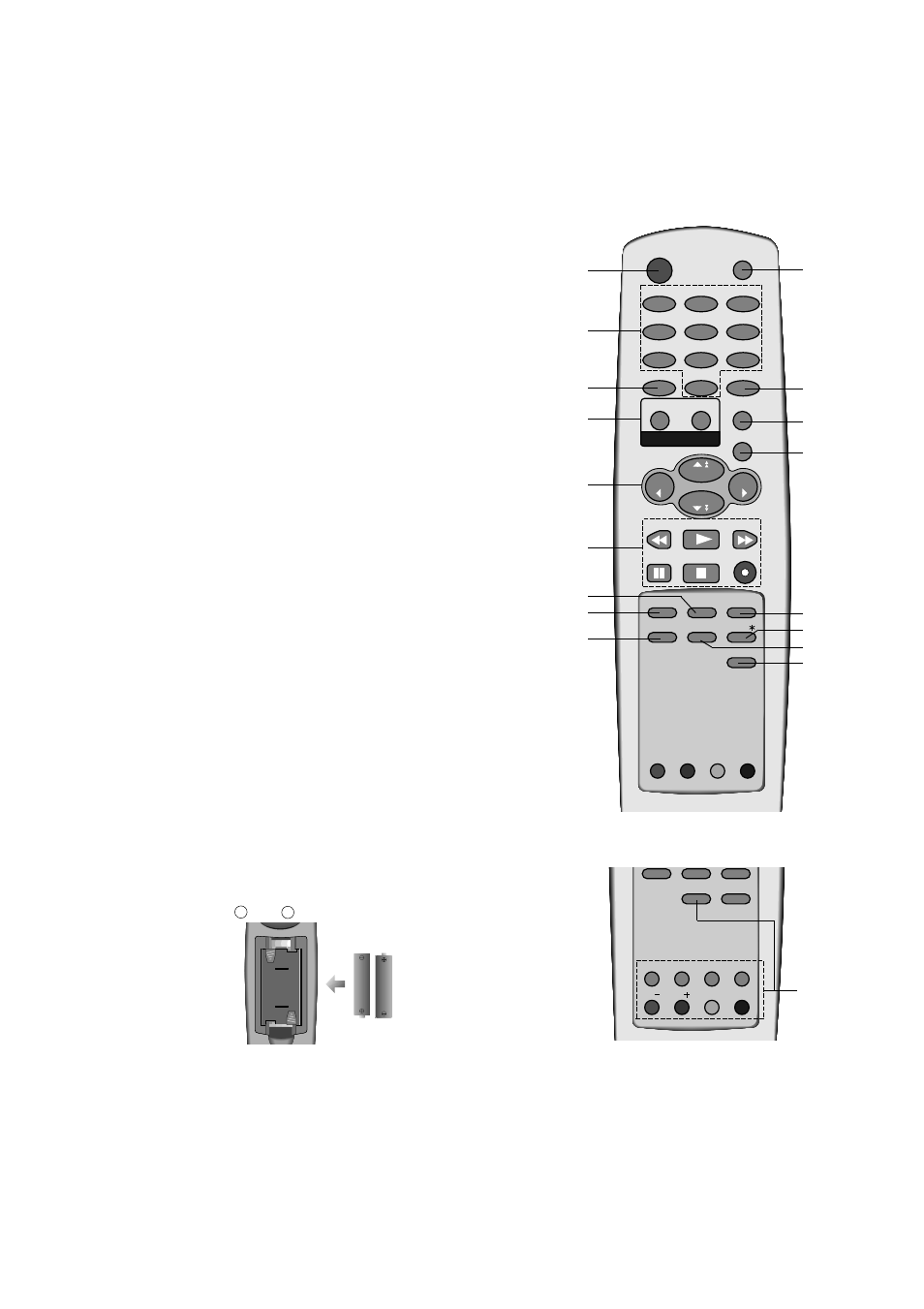 Battery installation | LG CT-25/29M60VE/VQ User Manual | Page 6 / 33