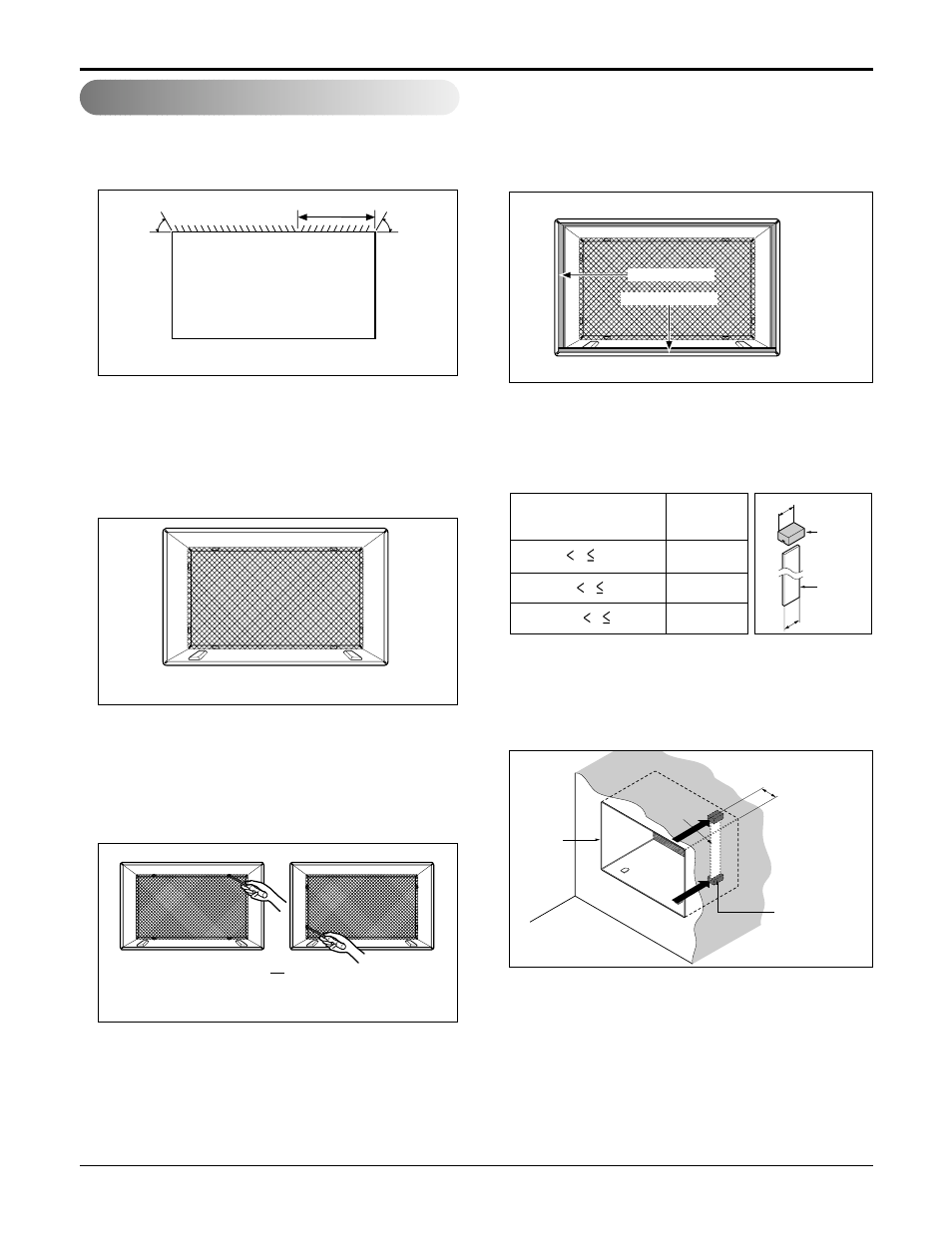 Procedure c, 12 room air conditioner installation | LG LT1230HR User Manual | Page 12 / 34