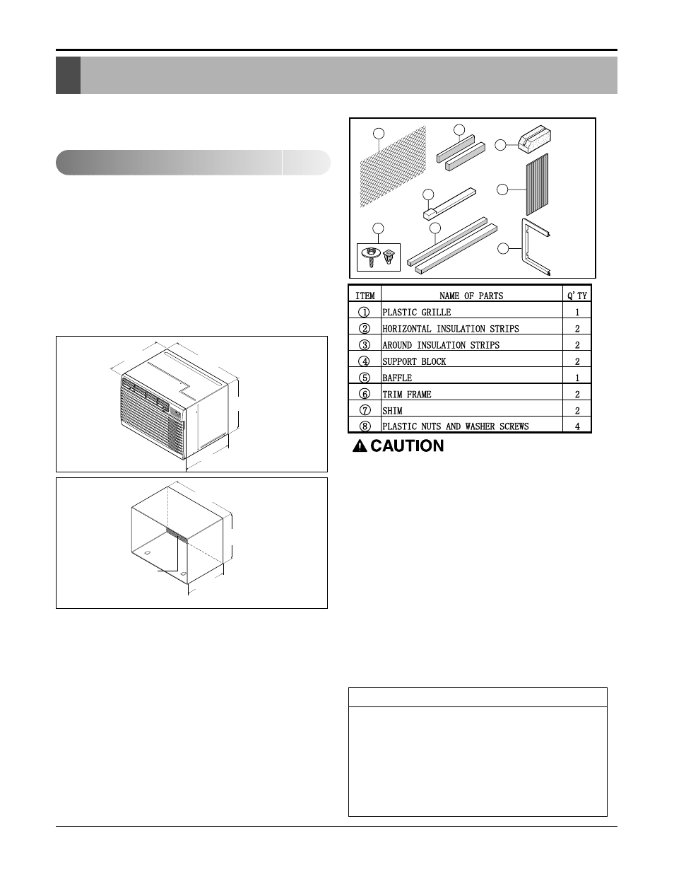 Installation, Installation requirements, Service manual 7 installation | LG LT1230HR User Manual | Page 7 / 34