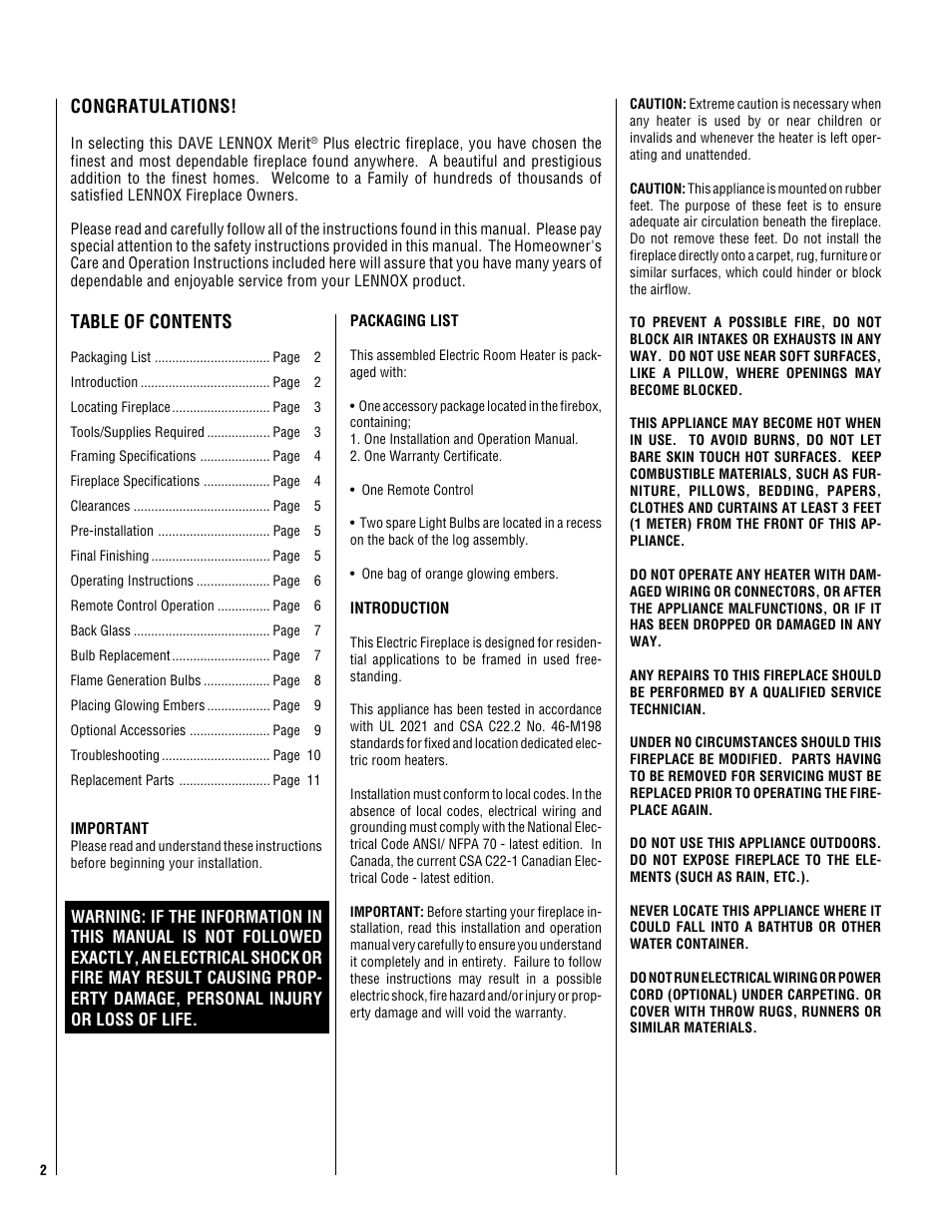 LG MPE-27 User Manual | Page 2 / 12