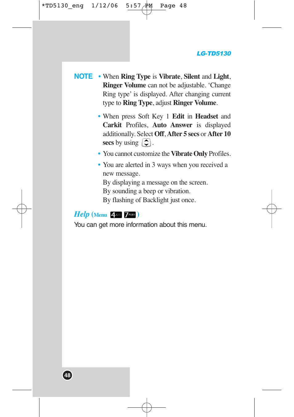 LG -TD5130 User Manual | Page 49 / 92